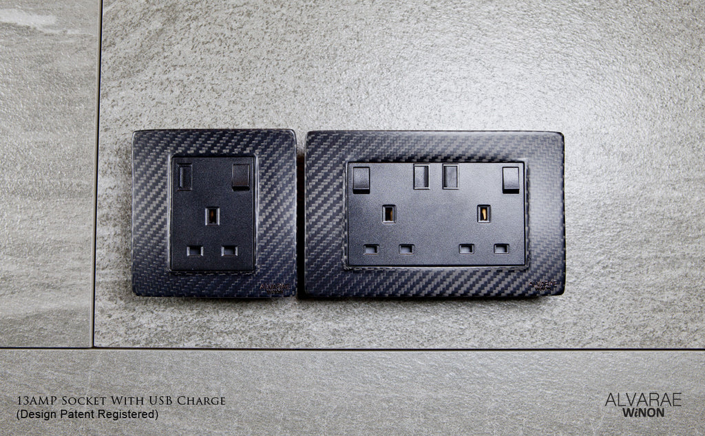 Power Socket with USB (Double)